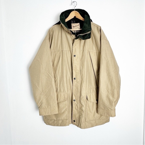 Woolrich Tan Field Jacket with Hood - Picture 1 of 7